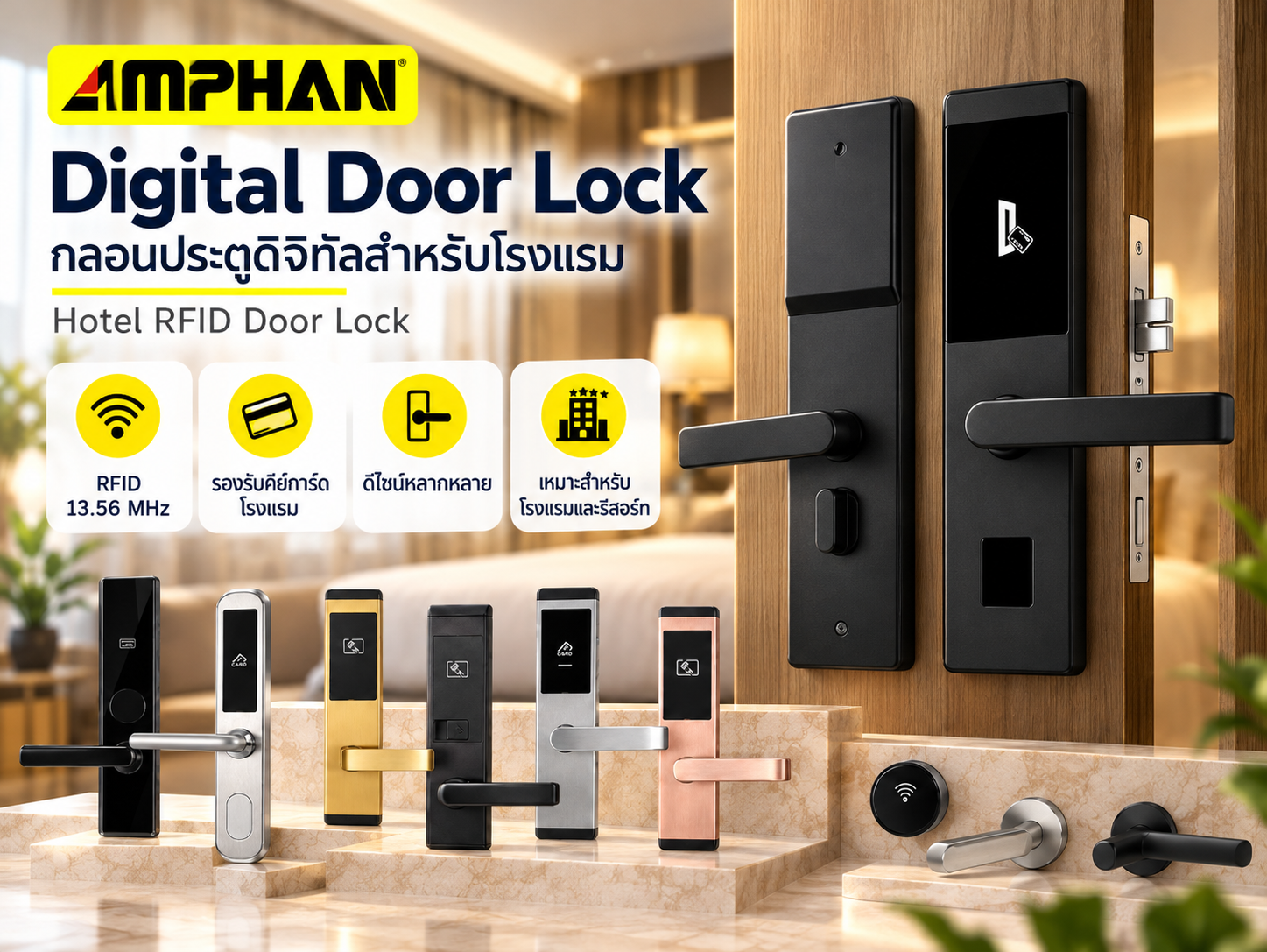 Digital Door Lock สำหรับโรงแรม